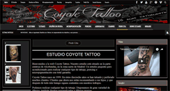 Desktop Screenshot of coyotetattoo.com