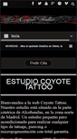 Mobile Screenshot of coyotetattoo.com